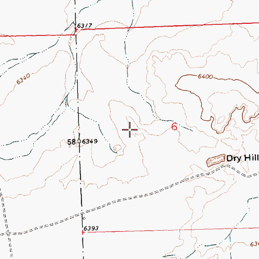 Topographic Map of SJ-109-S-15 Water Well, NM