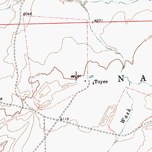 Topographic Map of Chas Damon Water Well, NM