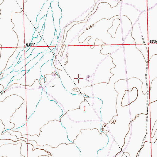 Topographic Map of SJ-109-S-4-0 Water Well, NM