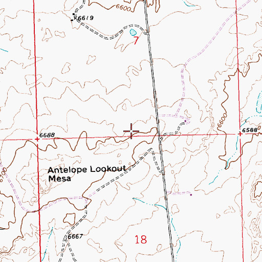 Topographic Map of 15T-544 Water Well, NM
