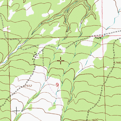 Topographic Map of 10015 Water Well, NM