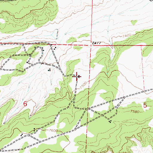 Topographic Map of 15K-338 Water Well, NM