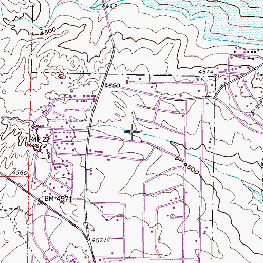 Topographic Map of RG 8789 Water Well, NM
