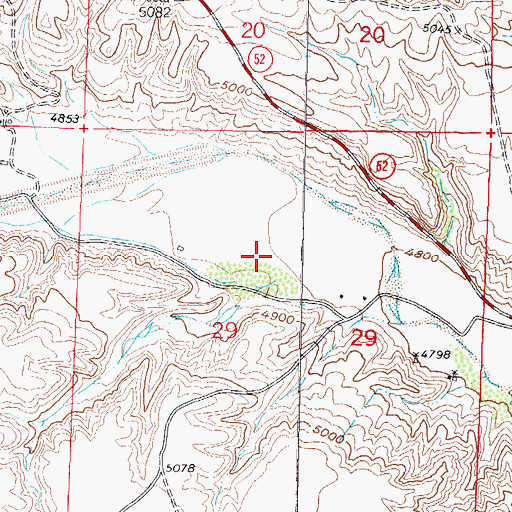 Topographic Map of RG 55570 Water Well, NM