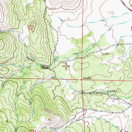 Topographic Map of RG 29057 Water Well, NM