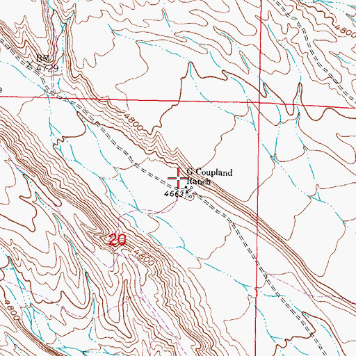 Topographic Map of Shivers Headquaters Water Well, NM