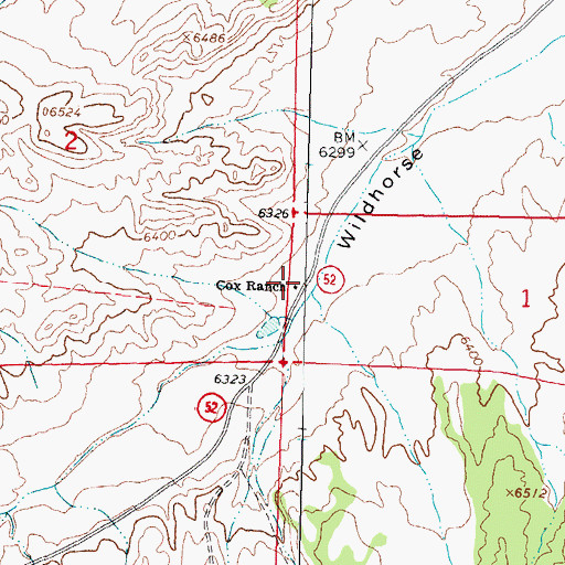 Topographic Map of Headquaters Water Well, NM