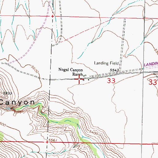 Topographic Map of Headquaters Water Well, NM