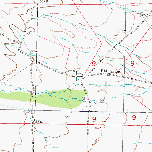 Topographic Map of House Water Well, NM