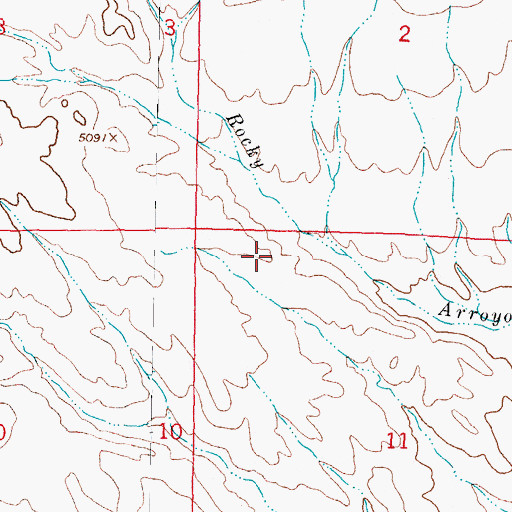 Topographic Map of RG34609 Water Well, NM