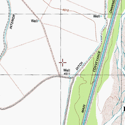 Topographic Map of 6 Water Well, NM