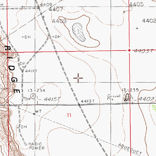 Topographic Map of 12360 Water Well, NM