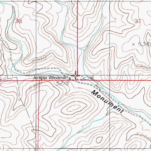 Topographic Map of 06331 Water Well, NM
