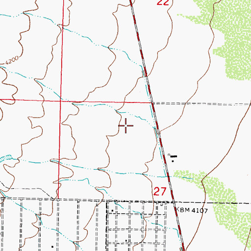 Topographic Map of 06060 Water Well, NM