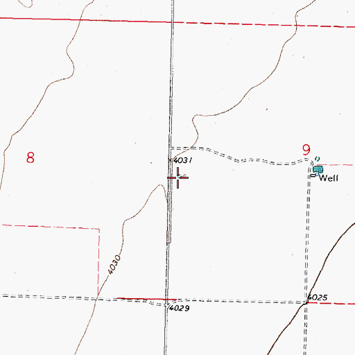 Topographic Map of M-812 Water Well, NM