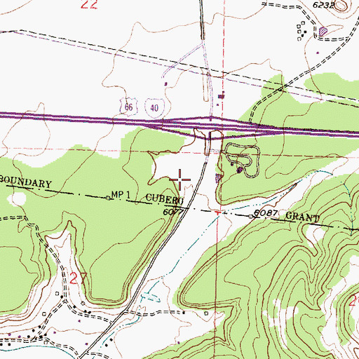 Topographic Map of 10025 Water Well, NM