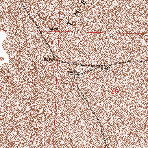 Topographic Map of 10034 Water Well, NM