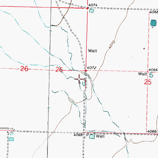 Topographic Map of 00922 Water Well, NM