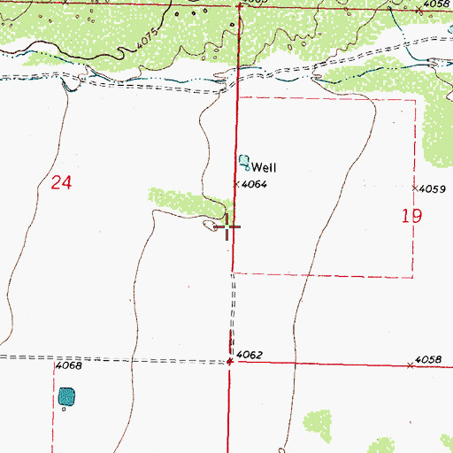 Topographic Map of 00880 Water Well, NM