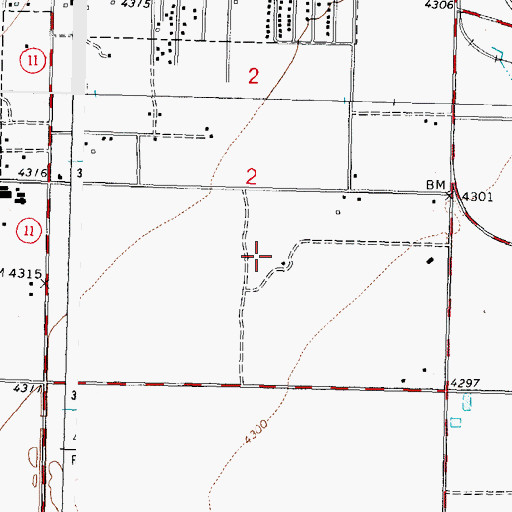 Topographic Map of 00376 Water Well, NM