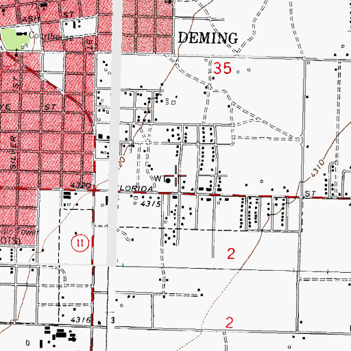 Topographic Map of 00149 Water Well, NM