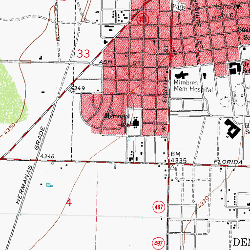 Topographic Map of 00136 Water Well, NM