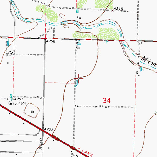 Topographic Map of 00069 Water Well, NM