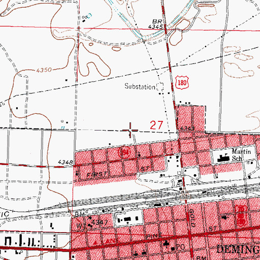 Topographic Map of 00111 Water Well, NM