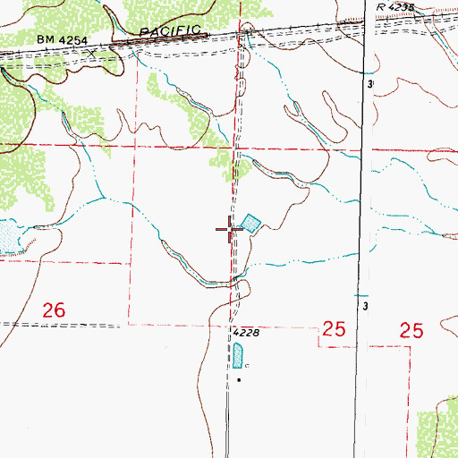 Topographic Map of 00029 Water Well, NM