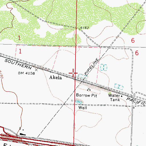 Topographic Map of 06129 Water Well, NM