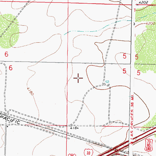 Topographic Map of 01606 Water Well, NM