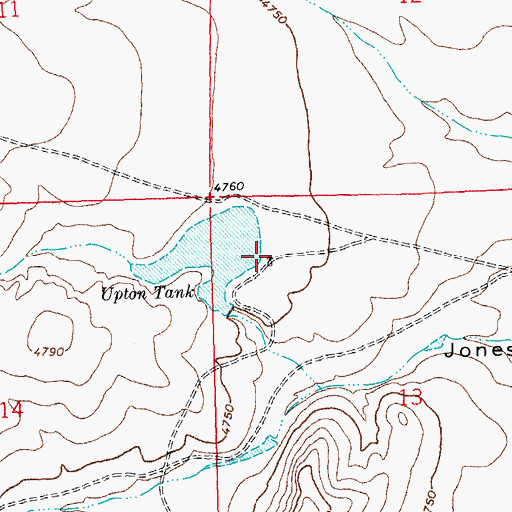 Topographic Map of 01259 Water Well, NM