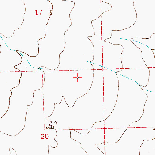 Topographic Map of 01331 Water Well, NM