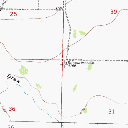 Topographic Map of 06009 Water Well, NM