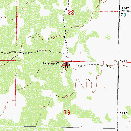 Topographic Map of 00842 Water Well, NM