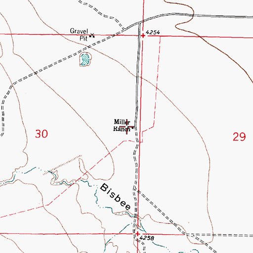 Topographic Map of 01477 Water Well, NM