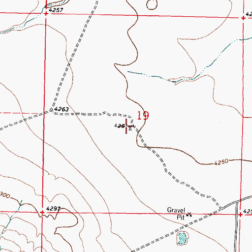 Topographic Map of 00858 Water Well, NM