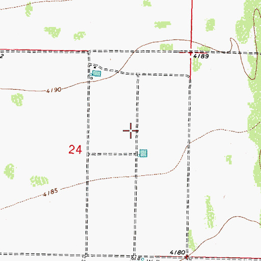 Topographic Map of 00868 Water Well, NM