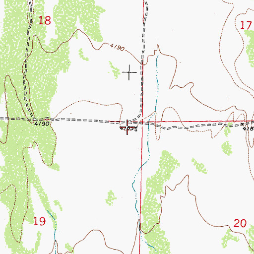 Topographic Map of 00833 Water Well, NM
