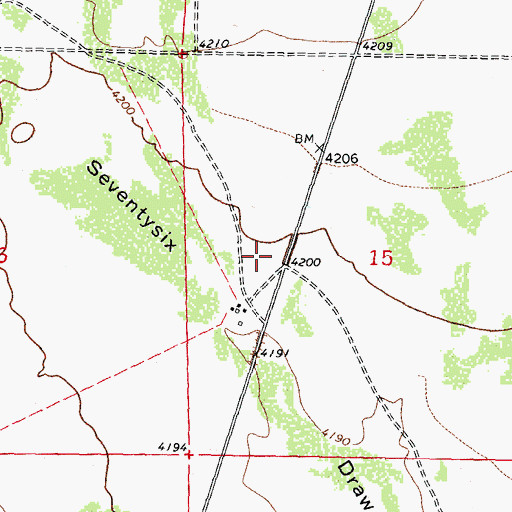 Topographic Map of 00857 Water Well, NM