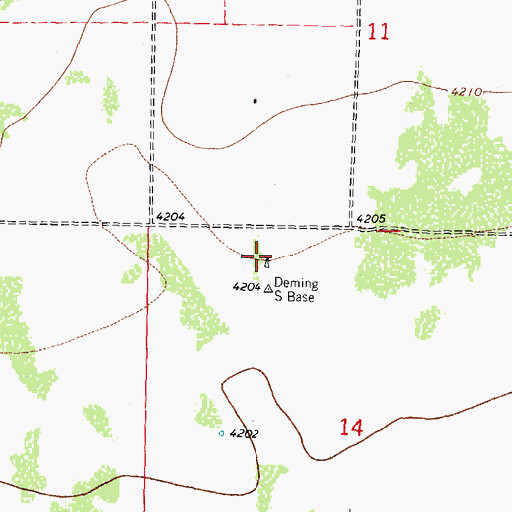 Topographic Map of 00855 Water Well, NM
