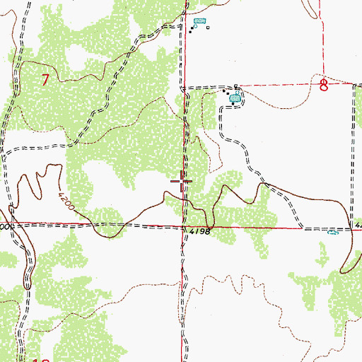 Topographic Map of 00817 Water Well, NM