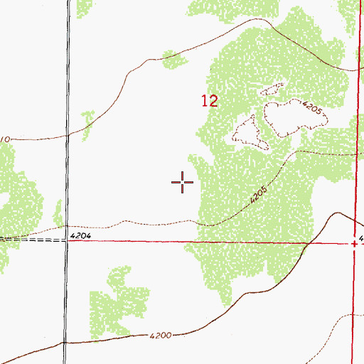 Topographic Map of M-246 Water Well, NM