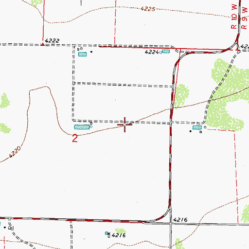 Topographic Map of 00848 Water Well, NM