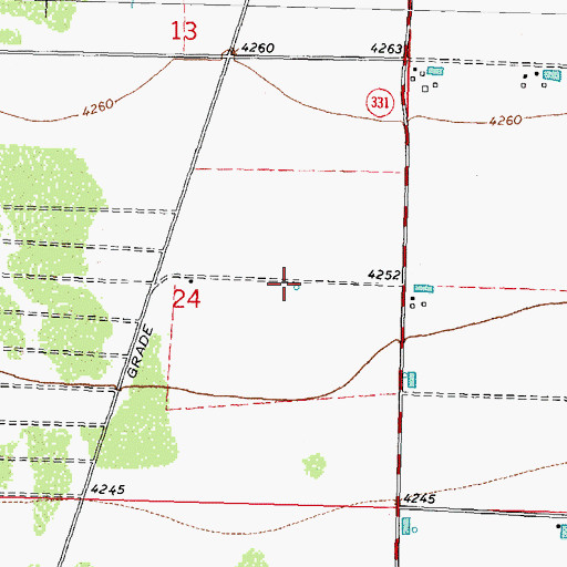 Topographic Map of 00772 Water Well, NM