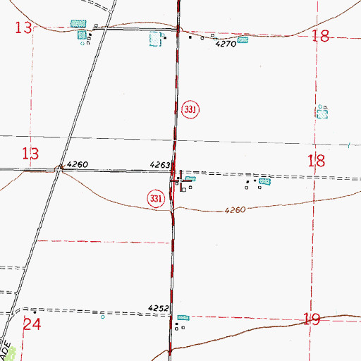 Topographic Map of 00702 Water Well, NM