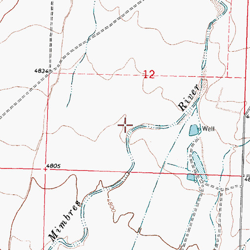 Topographic Map of M-144 Water Well, NM