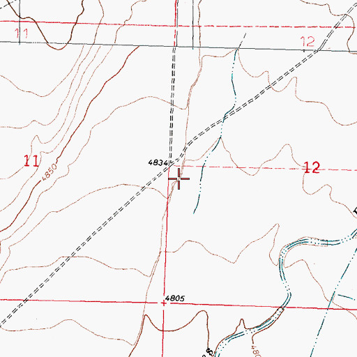 Topographic Map of 01581 Water Well, NM