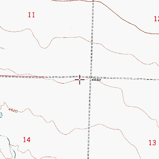 Topographic Map of 10043 Water Well, NM