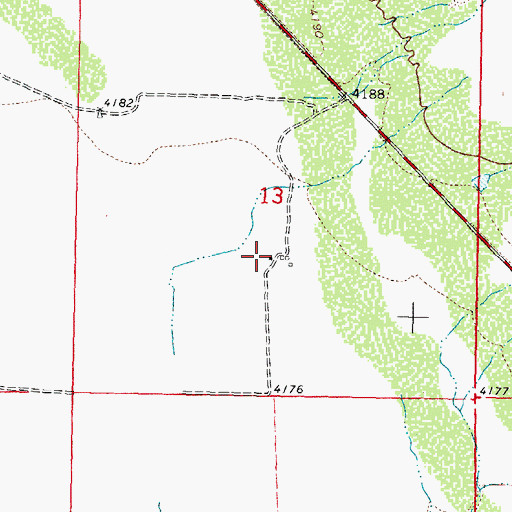 Topographic Map of 01436 Water Well, NM